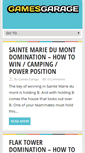 Mobile Screenshot of gamesgarage.com