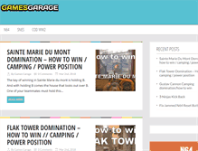 Tablet Screenshot of gamesgarage.com